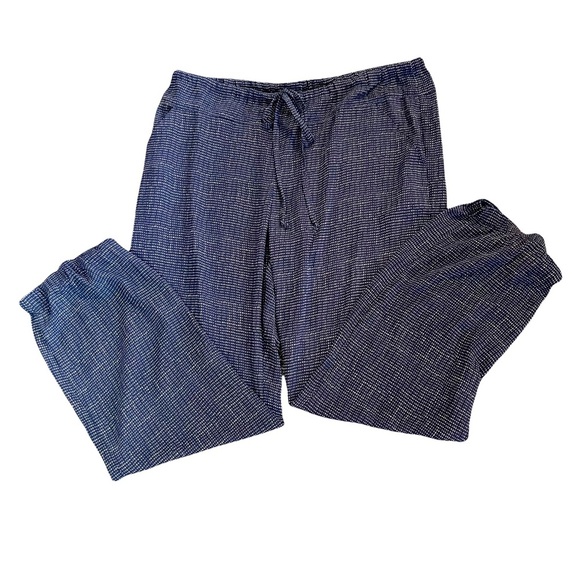 Cabi Tank Pant Set Sz 8 Empire Waist Peplum Button Straps Tie Waist Pant Sheer - Picture 5 of 14